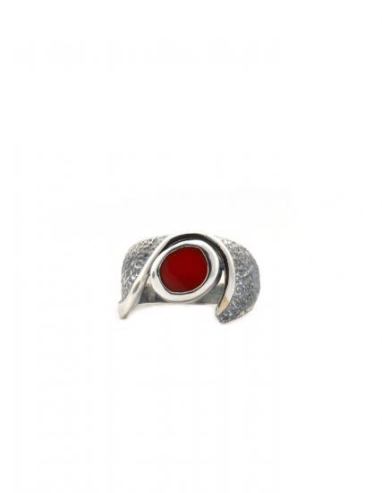 Agate Stone Women’s Sterling Silver Ring