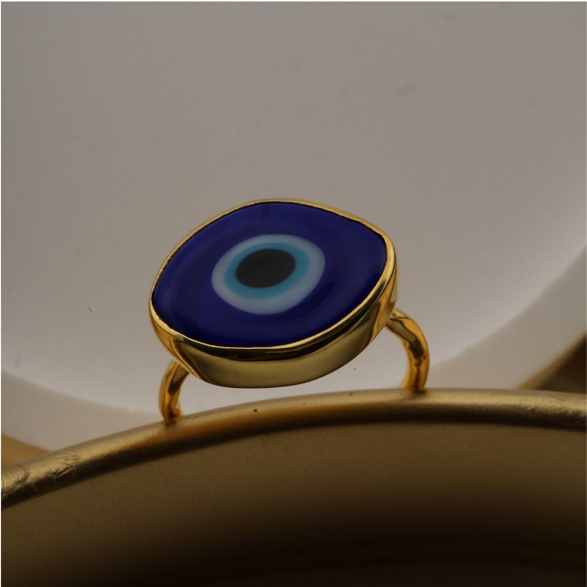 925 Sterling Silver Gold Evil Eye Set