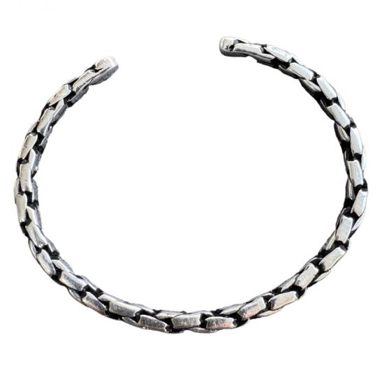 Mens Labyrinth Design 925 sterling silver Bracelet