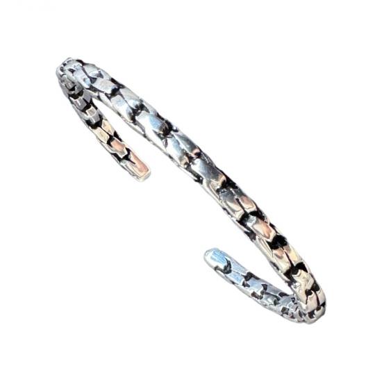 Mens Labyrinth Design 925 sterling silver Bracelet