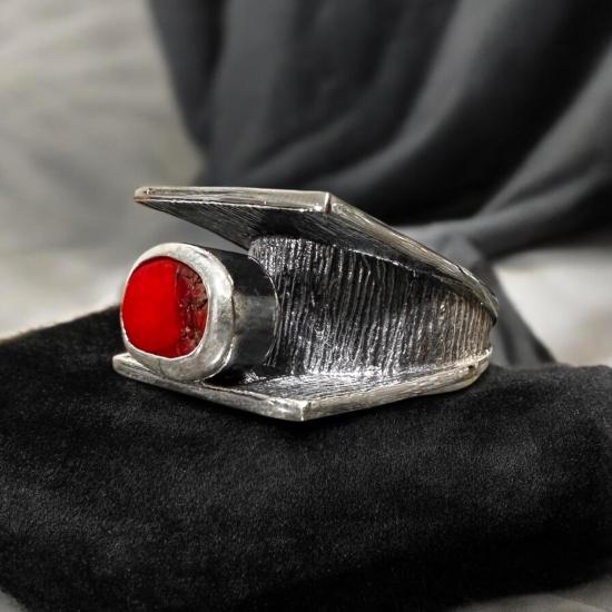 Agate Stone Women’s Sterling Silver Ring