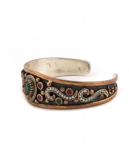 Ottoman Design Emerald Bracelet
